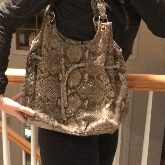 Snake print Michael Kors shoulder bag - Picture 7 of 8